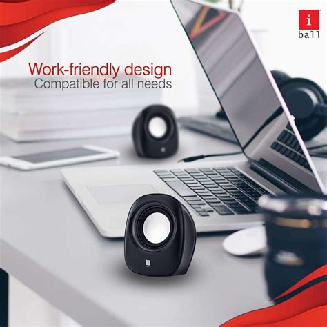 iball Soundwave 2.0 Multimedia Portable Laptop/Desktop Speaker.
